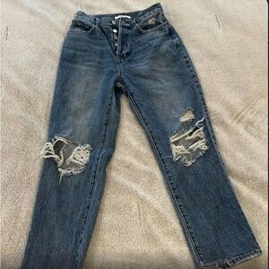 PAC sun 5 button ripped jeans